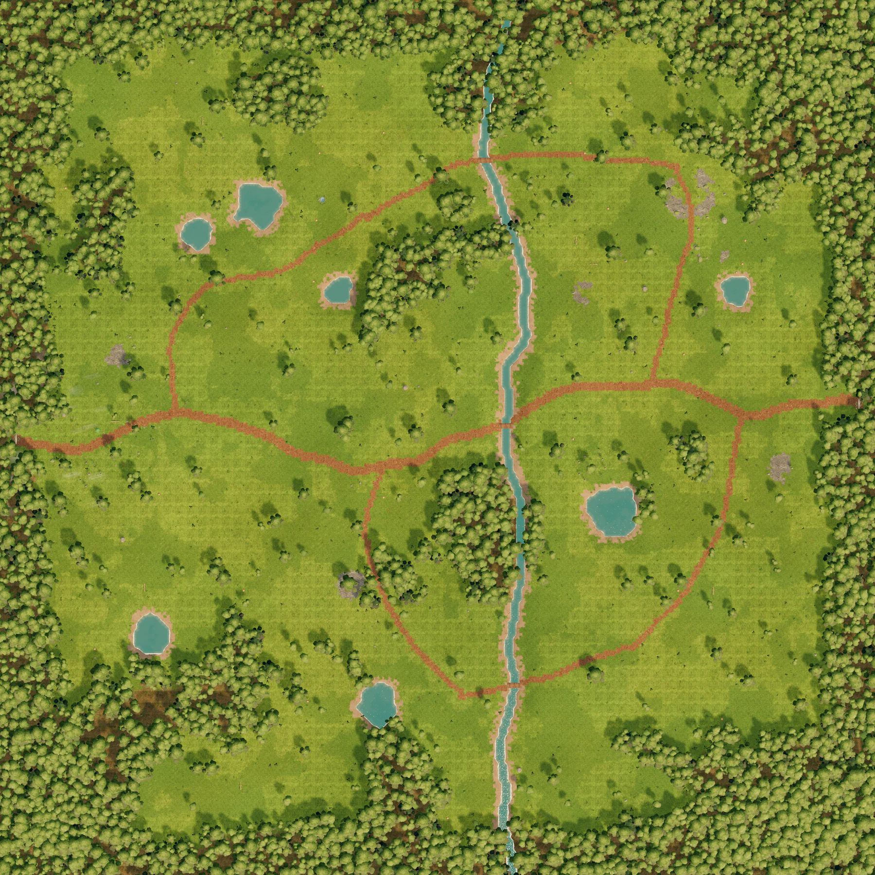 Map of Greenreach Meadows